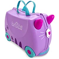 Trunki Maleta correpasillos y equipaje de mano infantil: Gato Cassie (Lila)